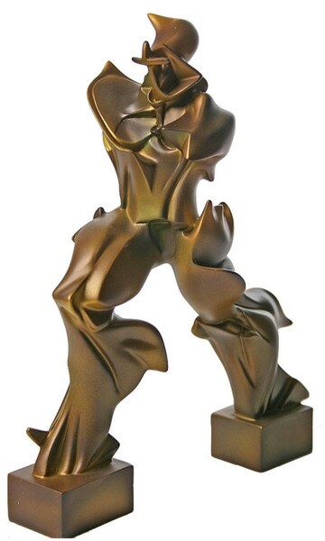 Futuristic Man Statue By Boccioni Modern Art Icon of Early Modern art